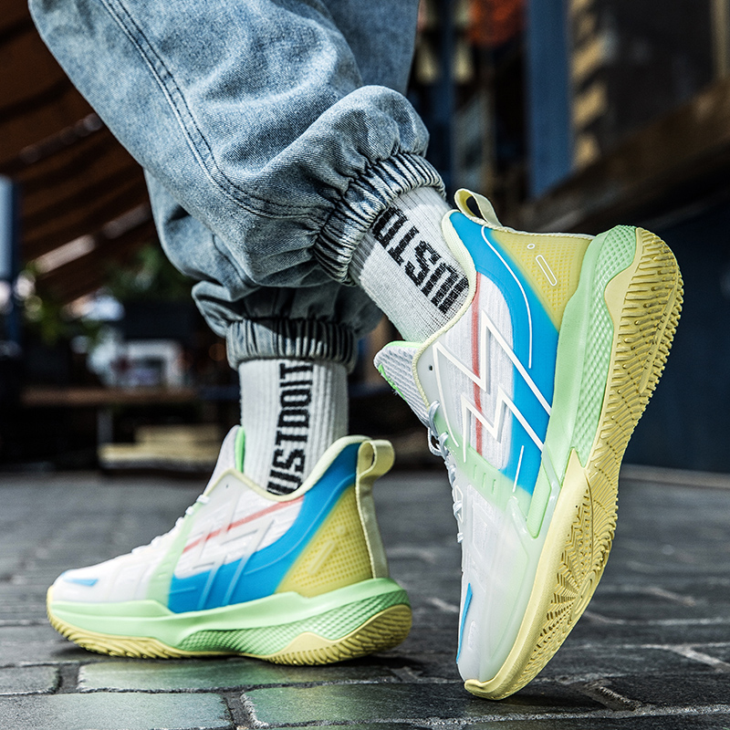 2024 Basketball Shoes Low Top Men's Wear-resistant New Youth Professional Guard Actual Combat Shock Absorption Sports Shoes