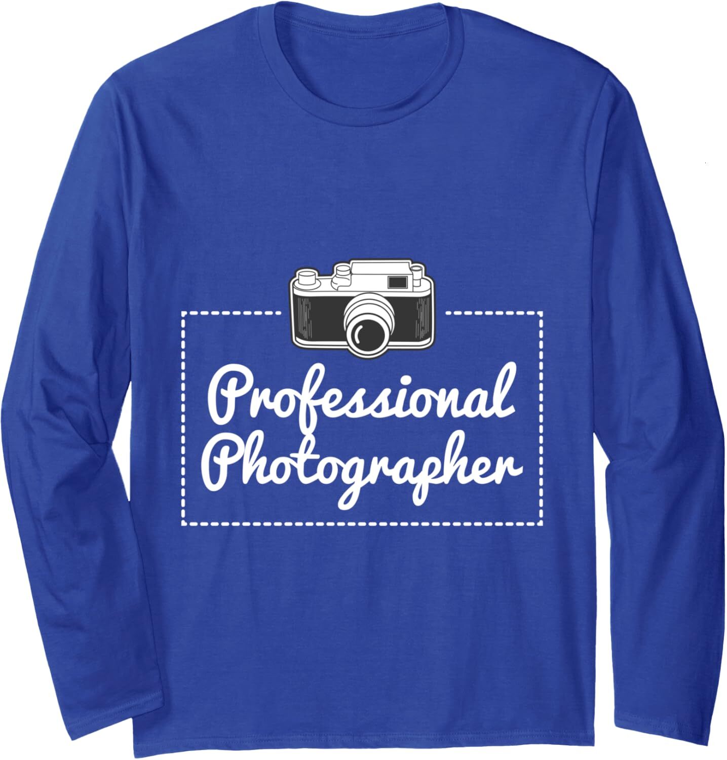 Long Sleeve Shirts for Men sweatshirt Professional Photographer Cute Journalist Long Sleeve Tee Streetwear Casual tops clothes