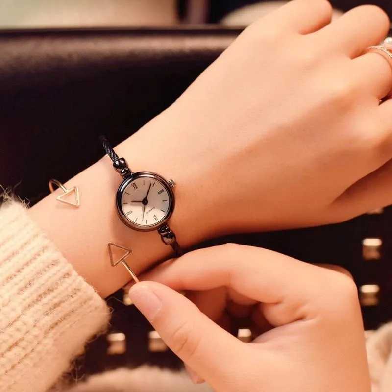 Fashion Bracelet Watches for Women Luxury Stainless Steel Retro Ladies Quartz Wristwatches Women Dress Clock X240920