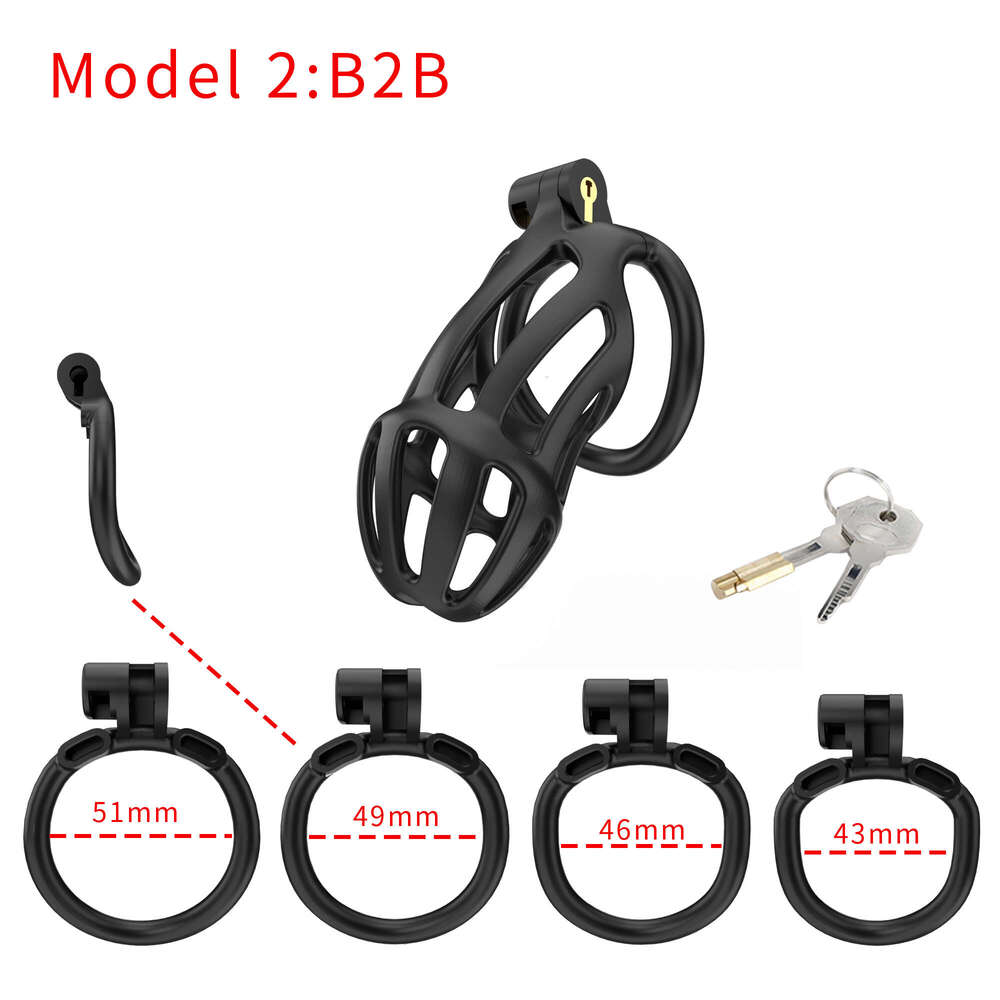 SANICA Hot BDSM Sex Toy Chastity Cock Ring Penis Cage Male Chastity Devices Penis Lock for Men