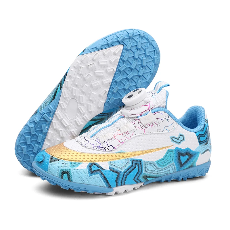 Children Football Shoes Ultralight Training Boy Girl Soccer Shoes Outdoor Indoor Training Fast Futsal Kids Football Field Boots