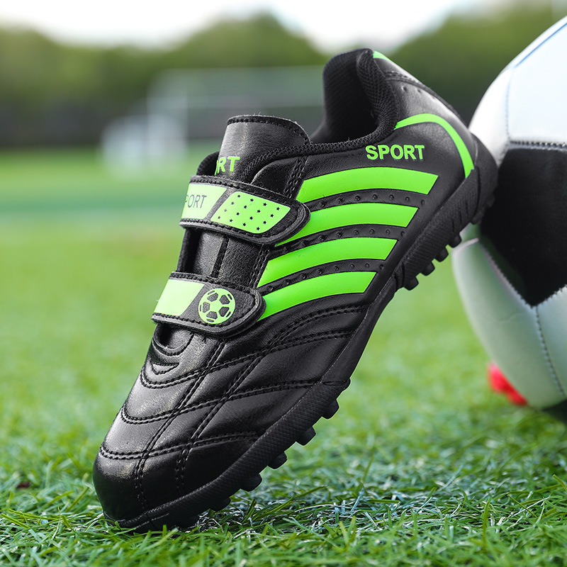 2024 Kids Soccer Shoes Turf Indoor Boys Girls Football Sneakers Men Adolescent Training Sports Shoes Non-slip Children Footwear