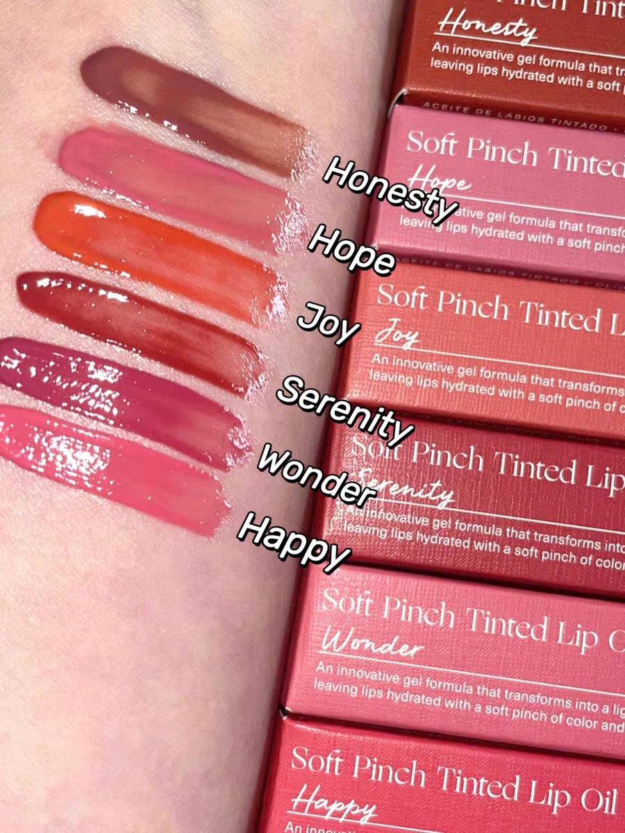 Makeup Gloss Rare Beauty Soft Pinch Tinted Oil 3Ml Liquid Lipstick Lipgloss Honesty Serenity Hope Lipbalm Long Lasting Moisturizing Lip Glaze Cosmetic