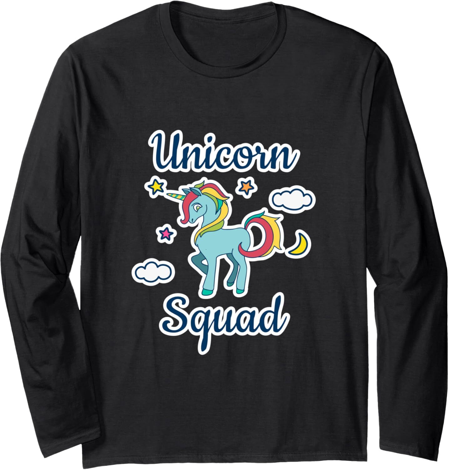 Long Sleeve Shirts for Men sweatshirt Unicorn Squad Fun Graphic Cute Magical Gift Long Sleeve Tee Streetwear Casual tops clothes