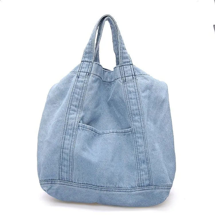 Denim shoulder bag womens Crossbody casual denim handbag Sac A Main Bolsos 240919