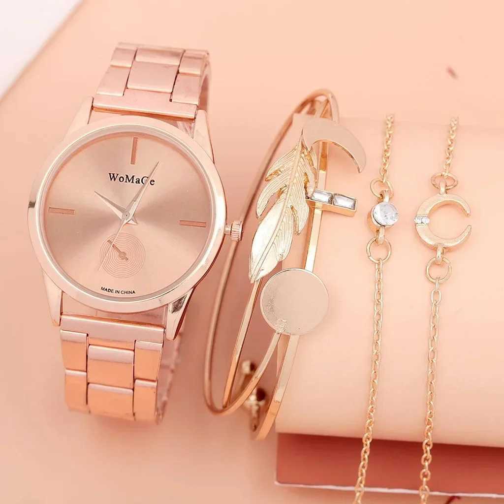 Women Watch Set Luxury Silver Dress Quartz Watch Bracelet Ladies Sports Wrist Watch Clock Gift Woman Relogio Feminino 2024X240920