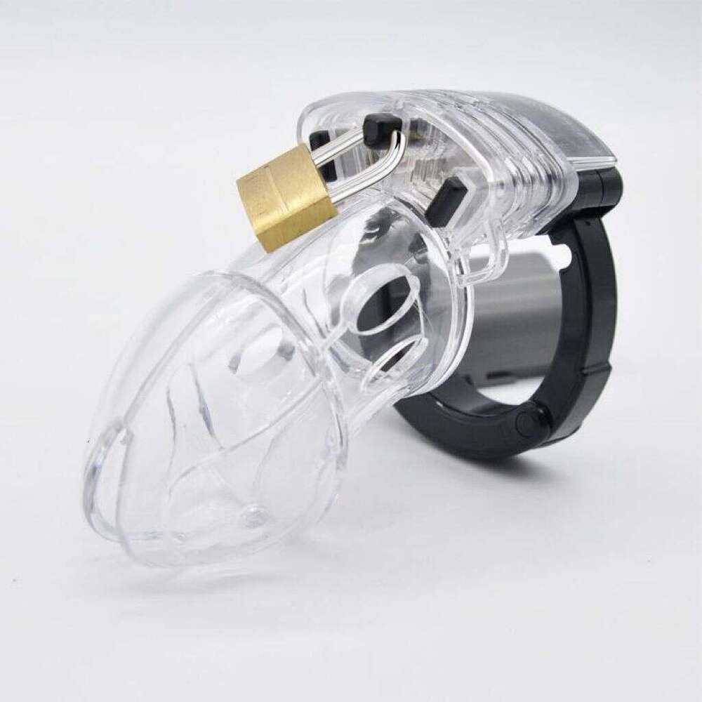 Wholesale New Arrival Adult Sex Product Plastic Chastity Lock Chastity Cage for Male Chastity Device Cage