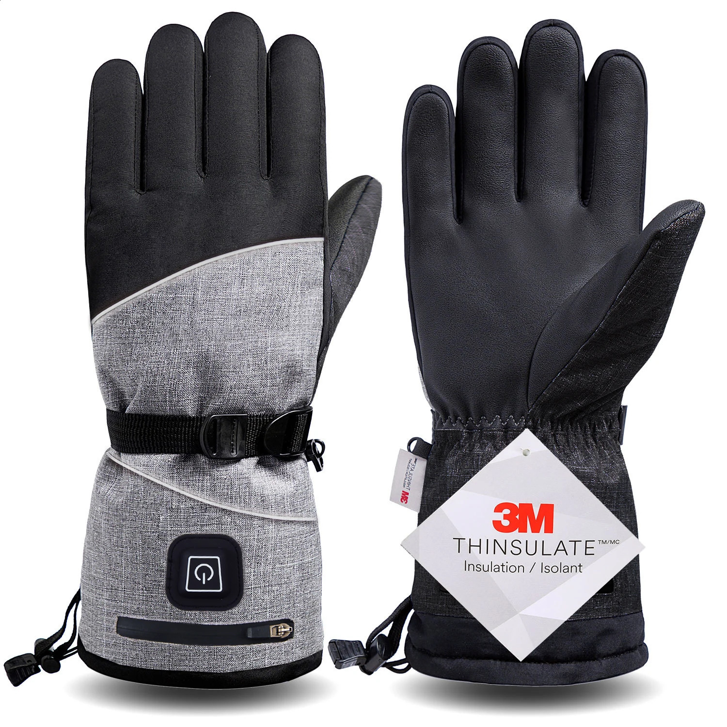 Winter gloves made of 3M cotton heated hands electric heating gloves waterproof snowboard bicycle outdoor skiing 240914