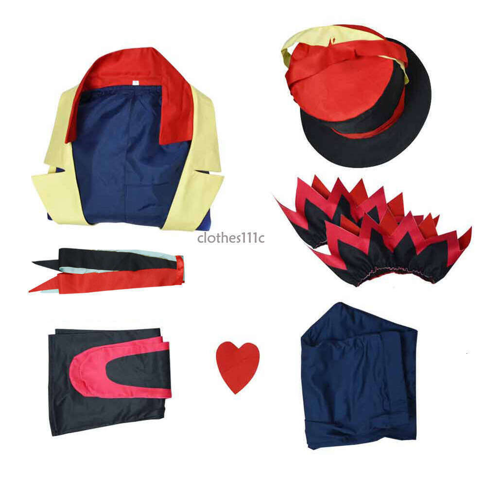 Ozzie Costume Cartoon Helluva Cosplay Roleplay Outfits Hat Headgear Men Adult Male Halloween Disguise Party Suit