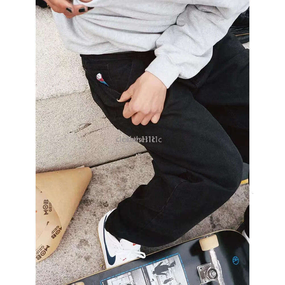 Y2k Big Boy For Men Streetwear Baggy Embroidery Denim Leisure Simple Dime Pants Women Jeans Mujer Hot Traf Jean