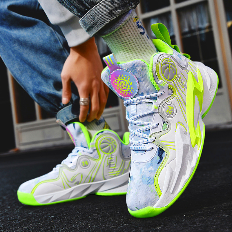 Outdoor practical basketball shoes men's fashion high-quality wear-resistant comfortable and breathable sneakers
