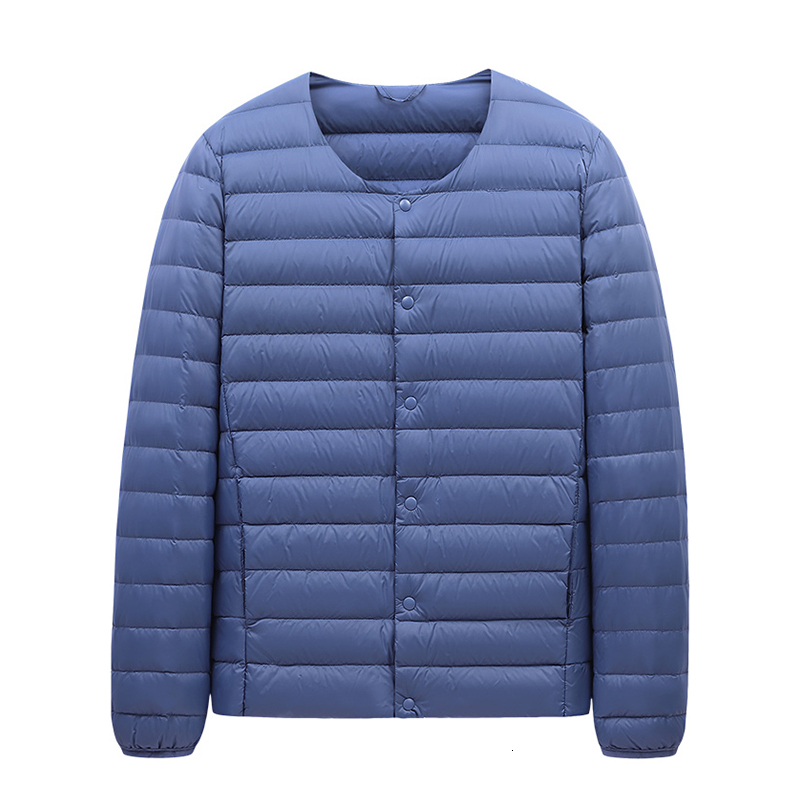 Winter Warm Thick Windproof Puffer Coat Men Waterproof Ultra Lightweight Packable Down Jacket Parka Male