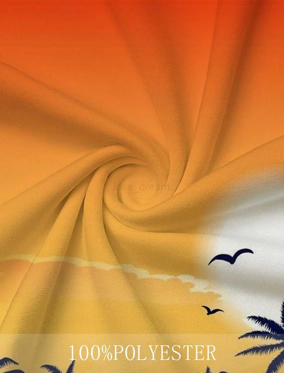 Summer Tropical Floral Botanical Mens Casual 3D Print Golf Polo Polyester Short Sleeve Tee Turndown Micro-elastic Lapel PoloXJ240920