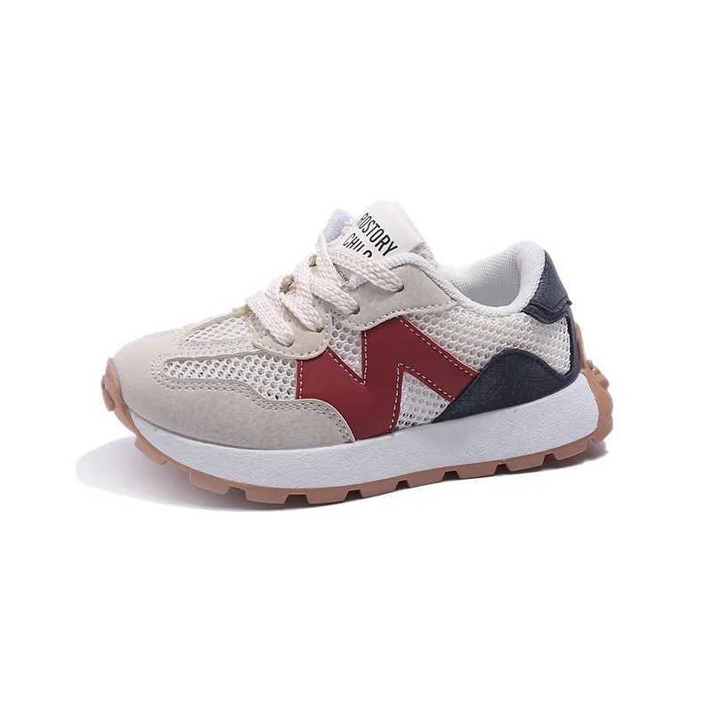New Spring Autumn Children Sneakers Girls Anti-slip Single Mesh Shoes Boys Breathable Sneakers M240920