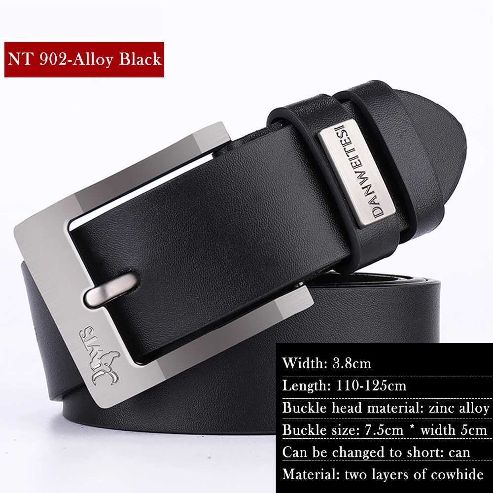 New mens leather belt high-quality mens leather belt luxurious pin buckle genuine fancy retro jeans free delivery W240920