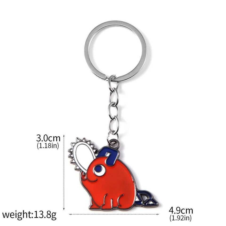 Anime Power Saw Man Keychain Cute Pochita Cosplay Figure Ornaments Pendant Phone Chain Charms Jewelry Accessories GiftX240919