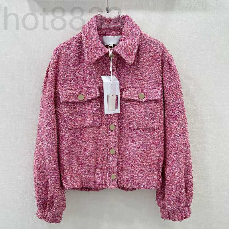 Women's Jackets Designer Women Lapel Neck Coat Jackets Luxury Long Sleeve Coats High Grade Lady Clothes 9Z78
