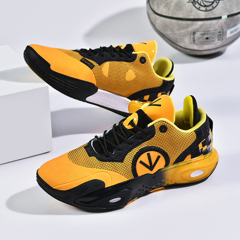 Quality High Adult Fashion Orange Men's Basketball Sneakers Trends 2024 Anti Slip Durable Gym Sports Shoes Men f0fa