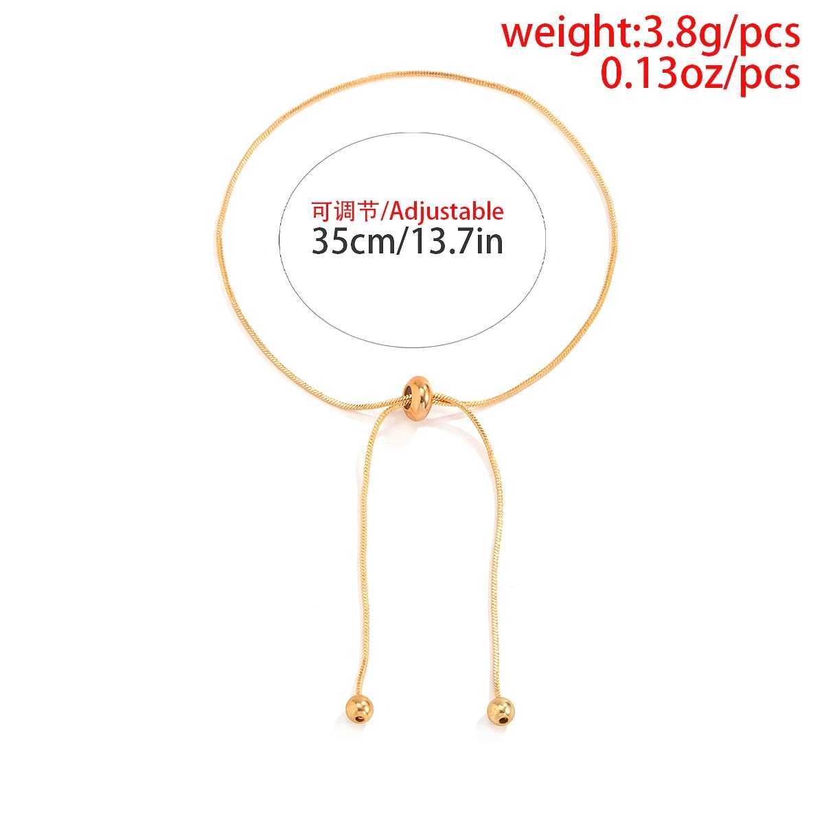 Ingemark Adjustable Chain Anklet Bracelet for Women Vintage Fashion Simple Thin Chain Anklet Female Foot Beach Jewelry 2022 Gift Y240920