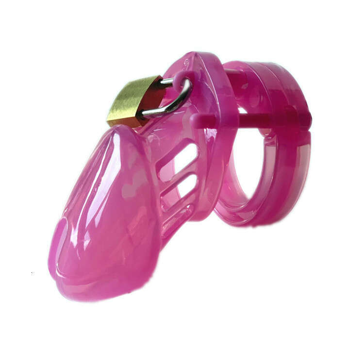 Resin Male Chastity Cock Cage With 5 Penis Cock Ring Sleeve Lock Penis Cage Bondage Sex Toy For Men
