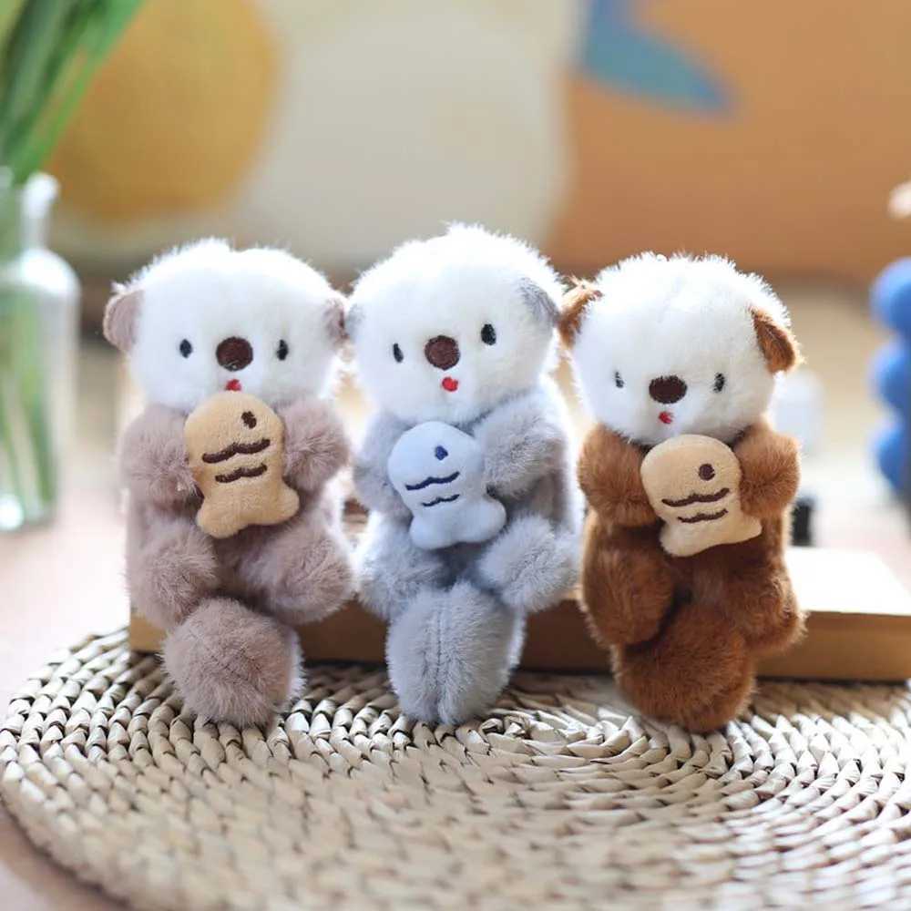 Animal Doll Cartoon Otter Keychain Accessories Decorative Plush Otter Bag Pendant Bag Pendant Soft Filled Otter KeychainXJ250319