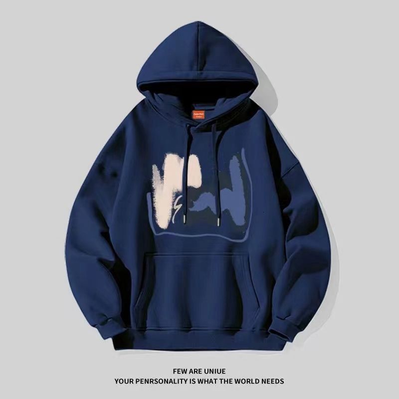 New men and women for spring autumn fashion casual hooded sweatshirt Fashion simple loose breathable print hoodie