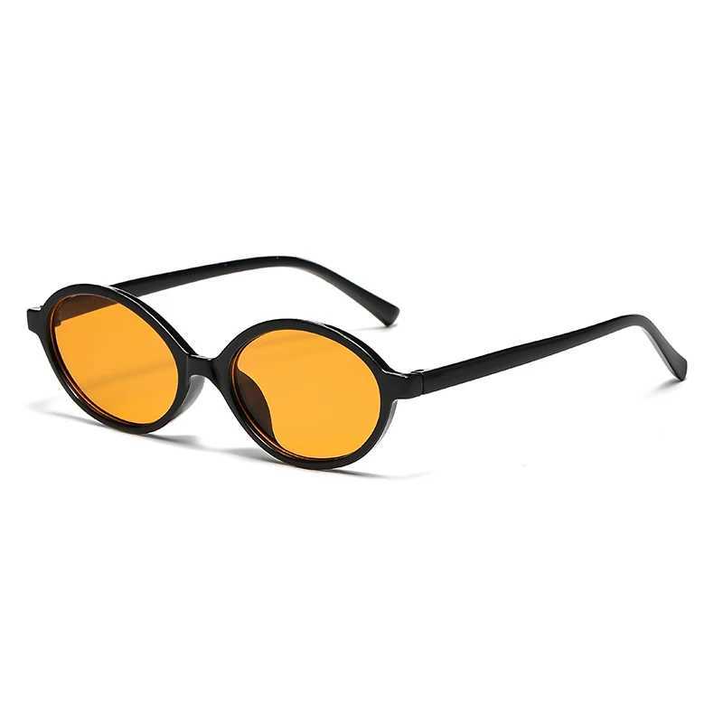 Vintage Oval Frame Sunglasses Fashion Retro Sun Glasses Brand Design UV400 Shades Eyewear Women Goggles FemaleX240920