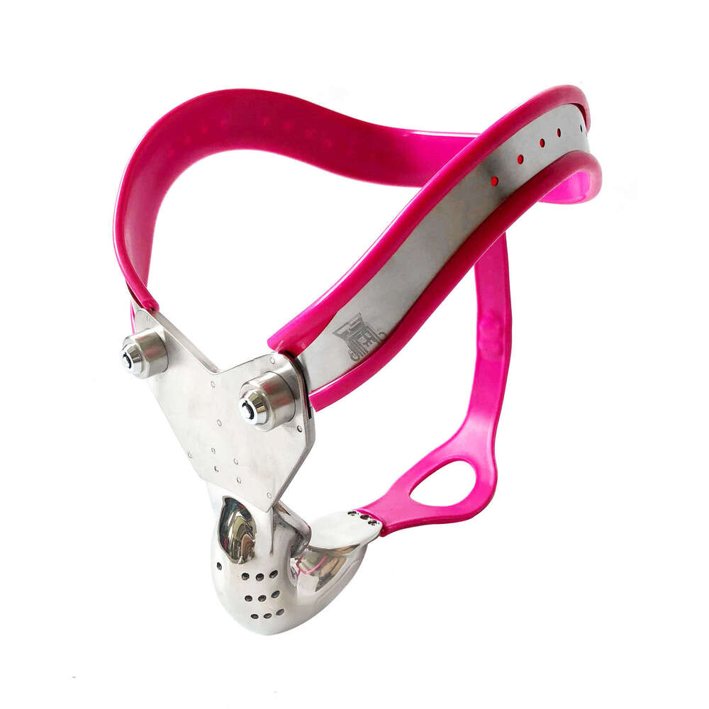 Male chastity device stainless steel chastity belt male Arc waist metal chastity cage with Wire T style adult sex toys for men
