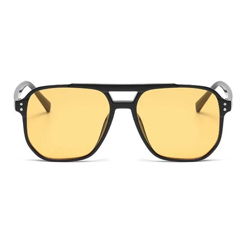 Vintage Square Sunglasses Woman Retro Brand Mirror Sun Glasses Female Black Orange Fashion Candy Colors Oculos De Sol FemininoX240920
