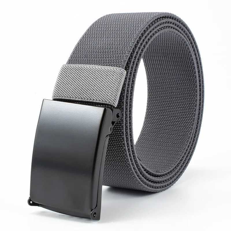 New Mens/Womens Nylon Knitted Elastic Mens Belt Outdoor Multi functional Training Canvas Belt High quality Leisure Belt W240920