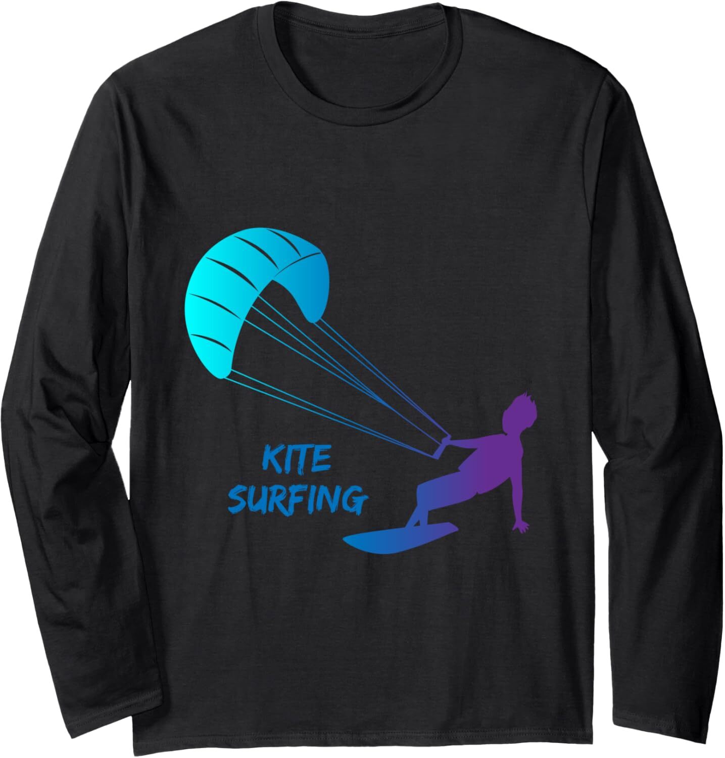 Long Sleeve Shirts for Men sweatshirt Kite Surfing Transition Jump Xtreme Sport Gift Long Sleeve Tee Streetwear Casual tops clothes fashion
