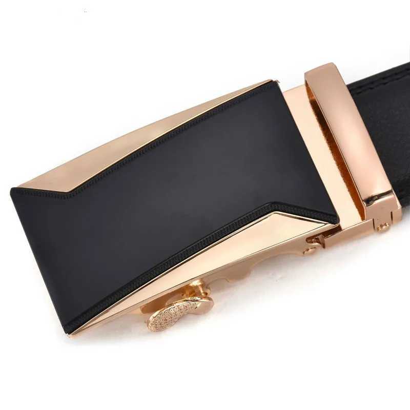 New mens design automatic buckle leather mens belt 3.5cm luxury mens Ceinture mens belt W240920
