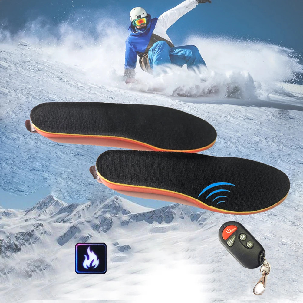 2000mAh smart warm foot pad with remote heated insole wireless thermal pad for outdoor camping and hiking trips 240919
