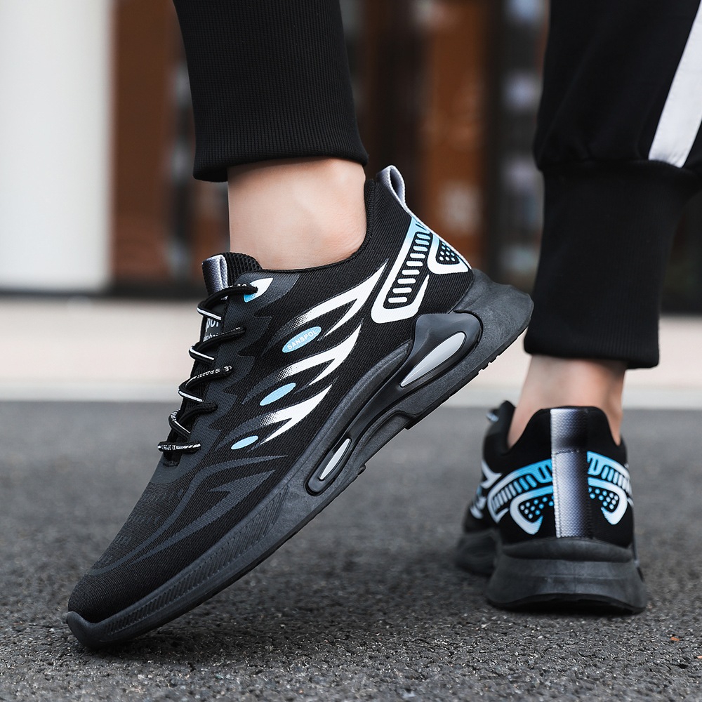 Men's casual breathable shoes, fashionable walking mesh shoes, ultra light sports shoes, casual anti slip sports basketballshoes