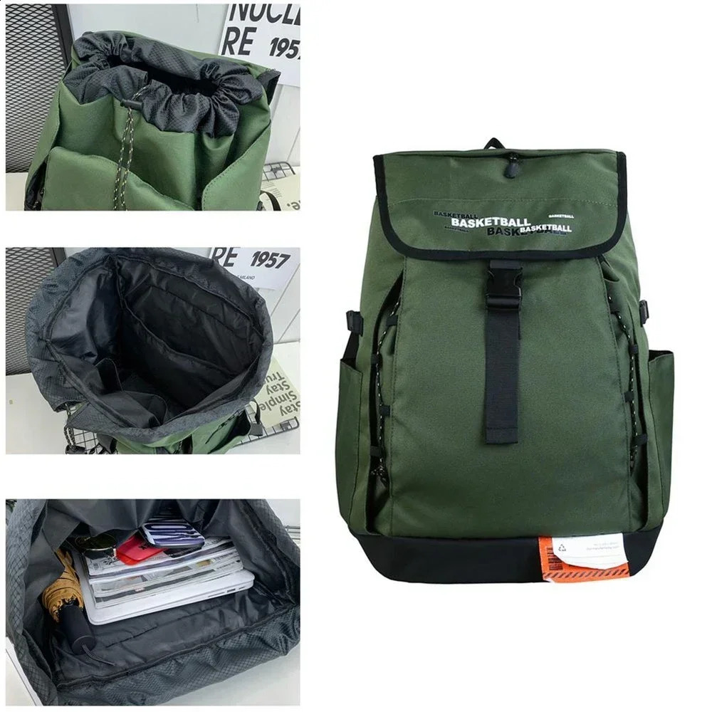 basketball sports backpack mens bag large capacity gym with sneakers company 240911