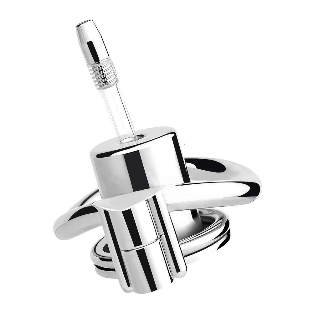 FRRK stainless steel wearable chastity cage Inverted Urethral Chastity Cage Device with Dildo Adult Penis Plug Bondage Sex Toys