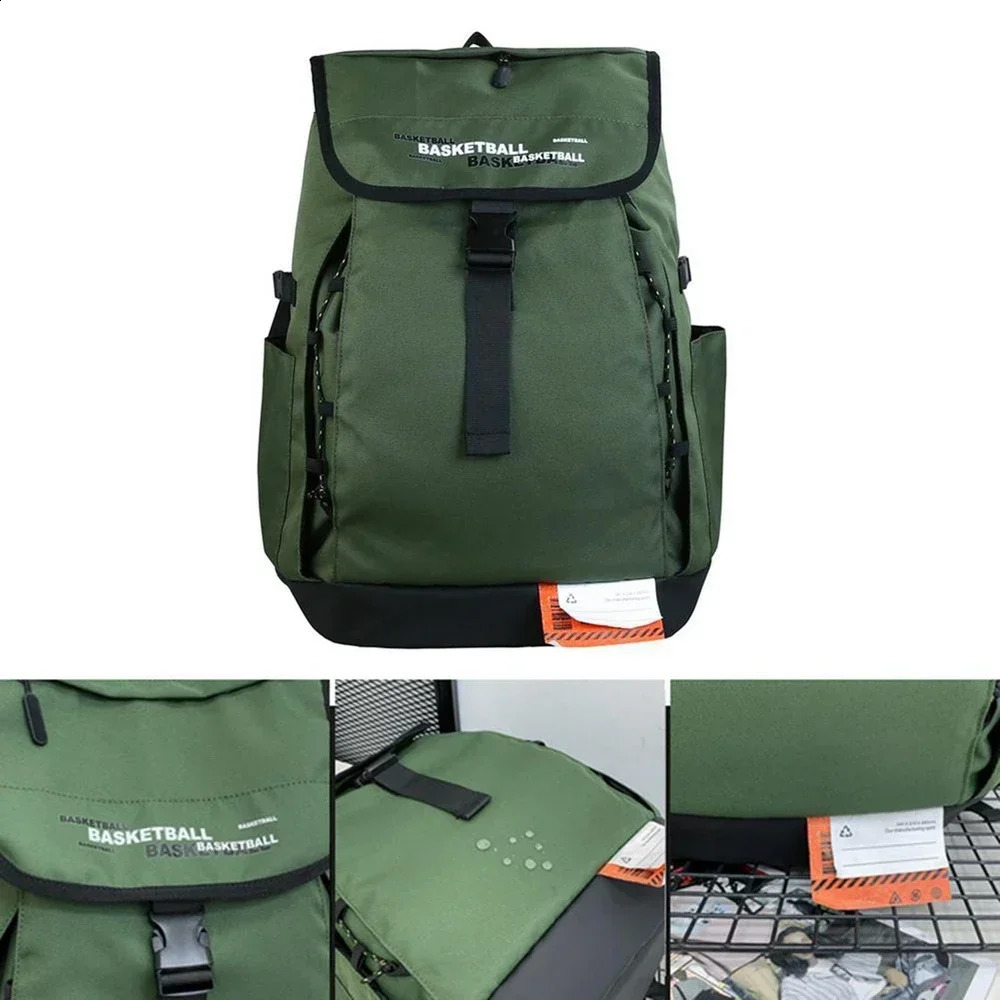 basketball sports backpack mens bag large capacity gym with sneakers company 240911