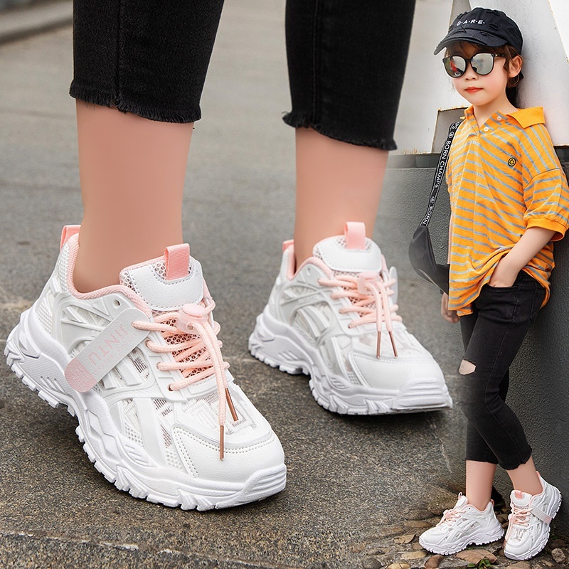 Spring Autumn 2022 New Collection Dad Middle School and Girls' Sports Children's Tennis Shoes