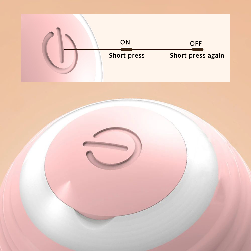 Smart Interactive Cat Toys Ball Indoor 2 Mode Rechargeable Pet Automatic moving Ball Interactive Cat Toy Kitten Teaser Game Toy