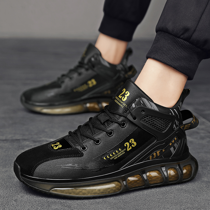 New Men's Basketball Sport Non-slip Cushioning Wear-resistant Breathable Running Tennis Shoes Fashion Sneakers