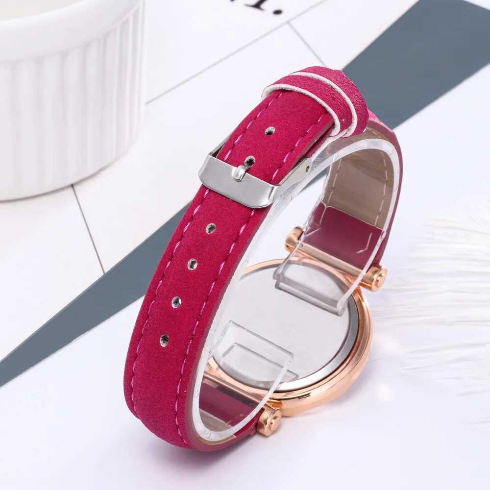 Fashion Women Watches Leather Casual Watch Luxury Analog Quartz Wristwatch Ladies Fashion Dress Watch Montre FemmesX240920