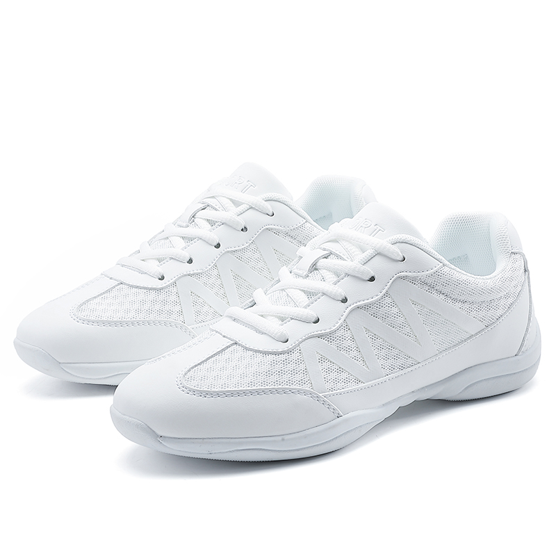 New cheerleading shoes Children's dance shoes Competitive aerobics shoes Fitness shoes Women's white jazz sports shoes 2105