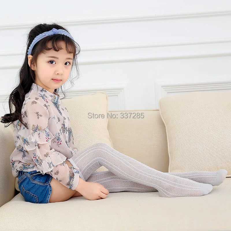 Kids Socks Summer Children mesh anti-mosquito Long socks baby girls kids Over Knee Socks princess Geometric ankle short Knee High Stockings Q240920