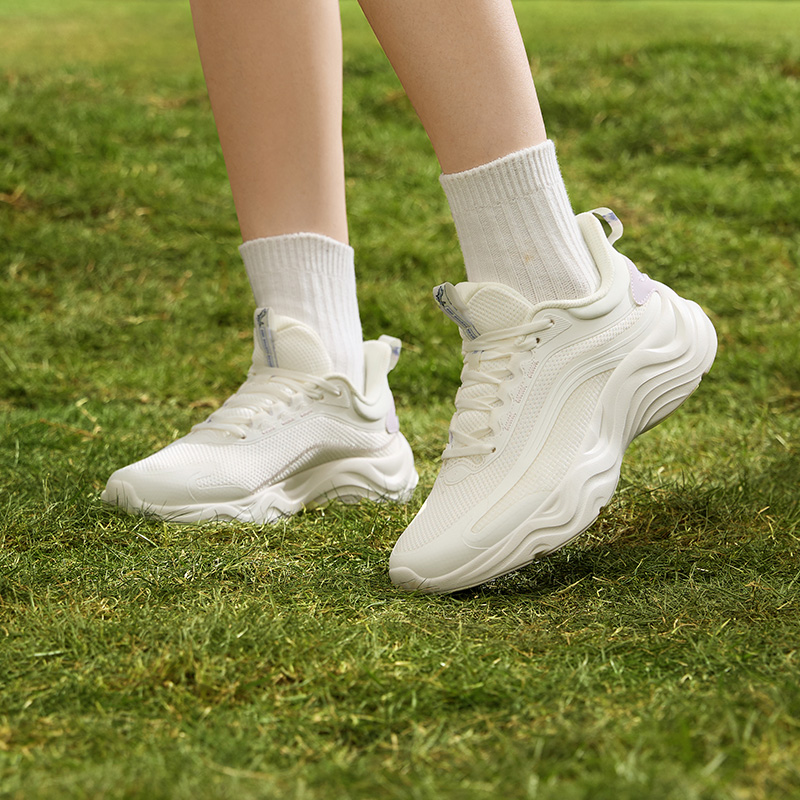 361 Degrees Running Shoes Breathable Spring Grip Cushioning Athletic Jogging Stable Lightweight Women Sneakers 682412245