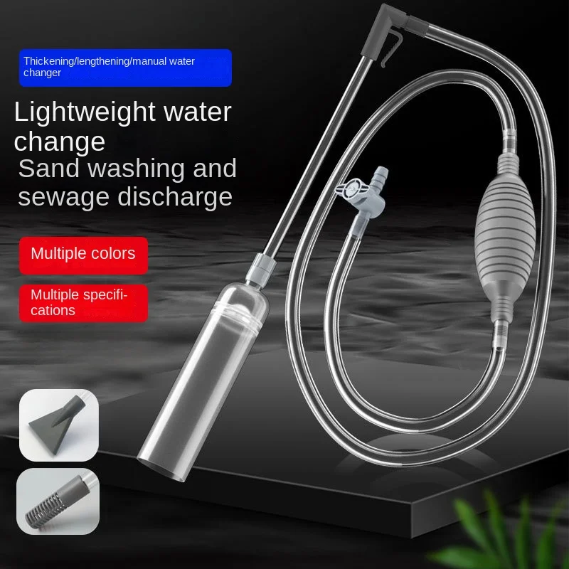 Aquarium Siphon Vacuum Cleaner Large Fish Tank Water Changer for Cleaning Gravel and Sand in Fish Tank Water Changers