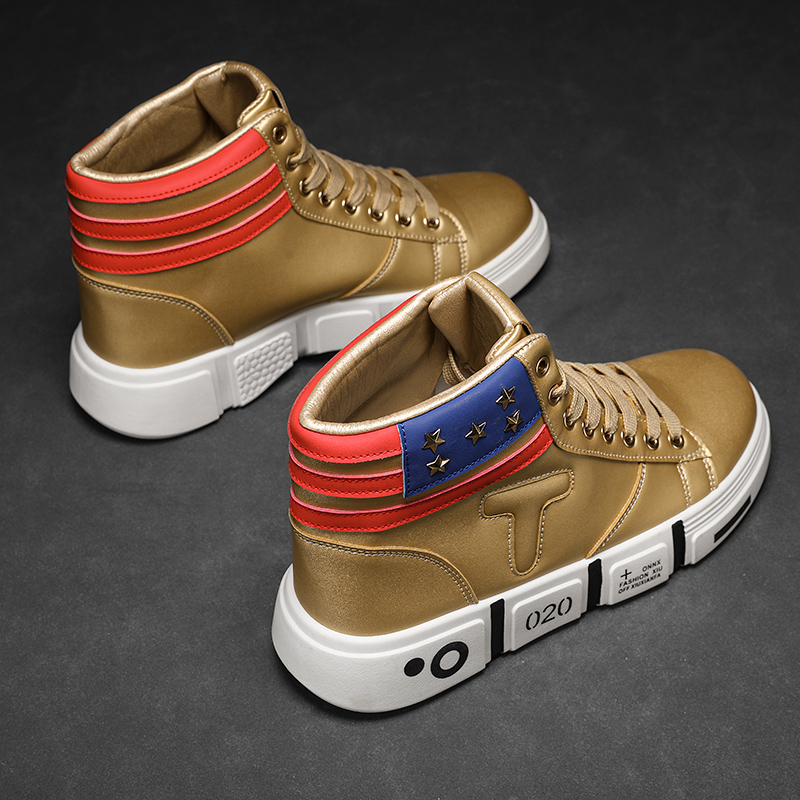 Top High Non-Slip Men Autumn 2024 New Increase Thick New Soled Men's Student Trend All Quality Casual Sports Shoes 15Bd 'S
