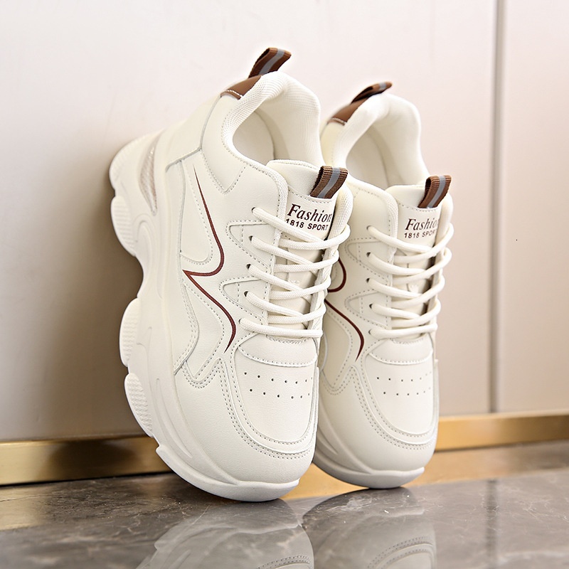 Dad Female 2023 Autumn/Winter New Ins Trendy Thick Bottom Casual Sports Women's Shoes