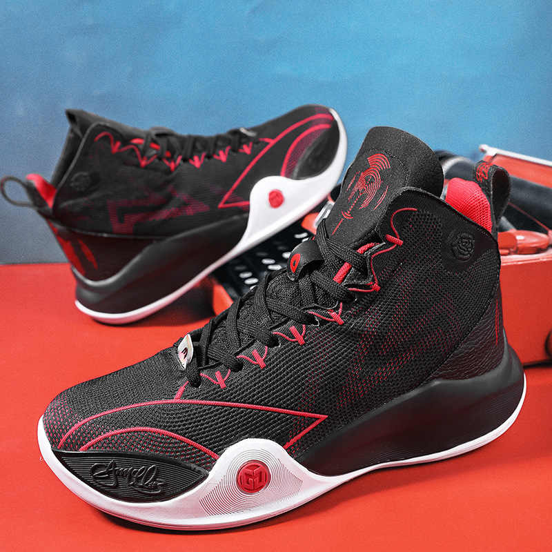 Green Red Christmas Color Scheme Basketball Sneakers Men Women Indoor Field Sports Shoes High Top Training Trainers Kids Basket