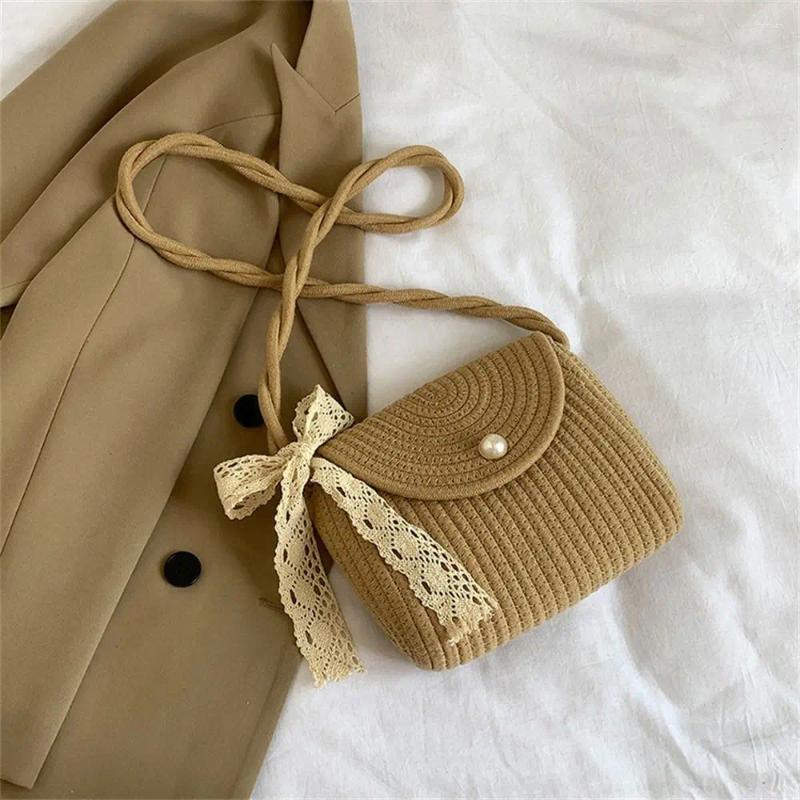 2025 NEW Shoulder Bags Casual Rattan Messenger Bag Large Capacity Handmade Braid Handbags Bohemian Crossbody For Women Girls zhanyishengli