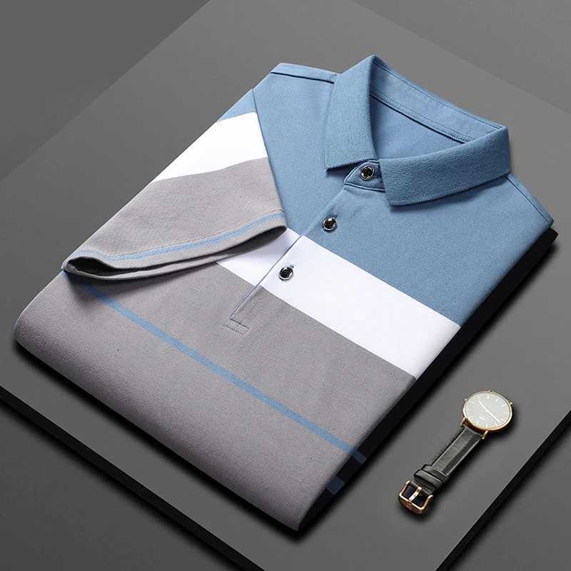 Top 95% Cotton New Brand Designer Polo Shirt Man Summer Stripe Regular Short Sleeve Business Casual Top Fashion Clothing Man2024X240920